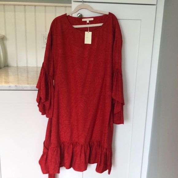 Maje red mini dress size xs or s size 1 - Picture 13 of 15
